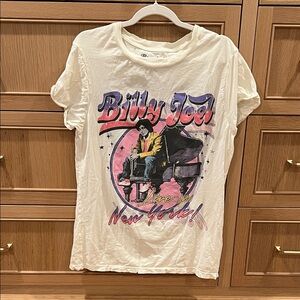 One of a kind Recycled Kharma Graphic Tee Billy Joel Medium